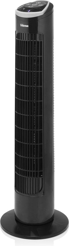 Torenventilator – 3 Snelheden – Oscillerend – Timerfunctie – Slim & Compact – Tristar VE-5865 – Zwart