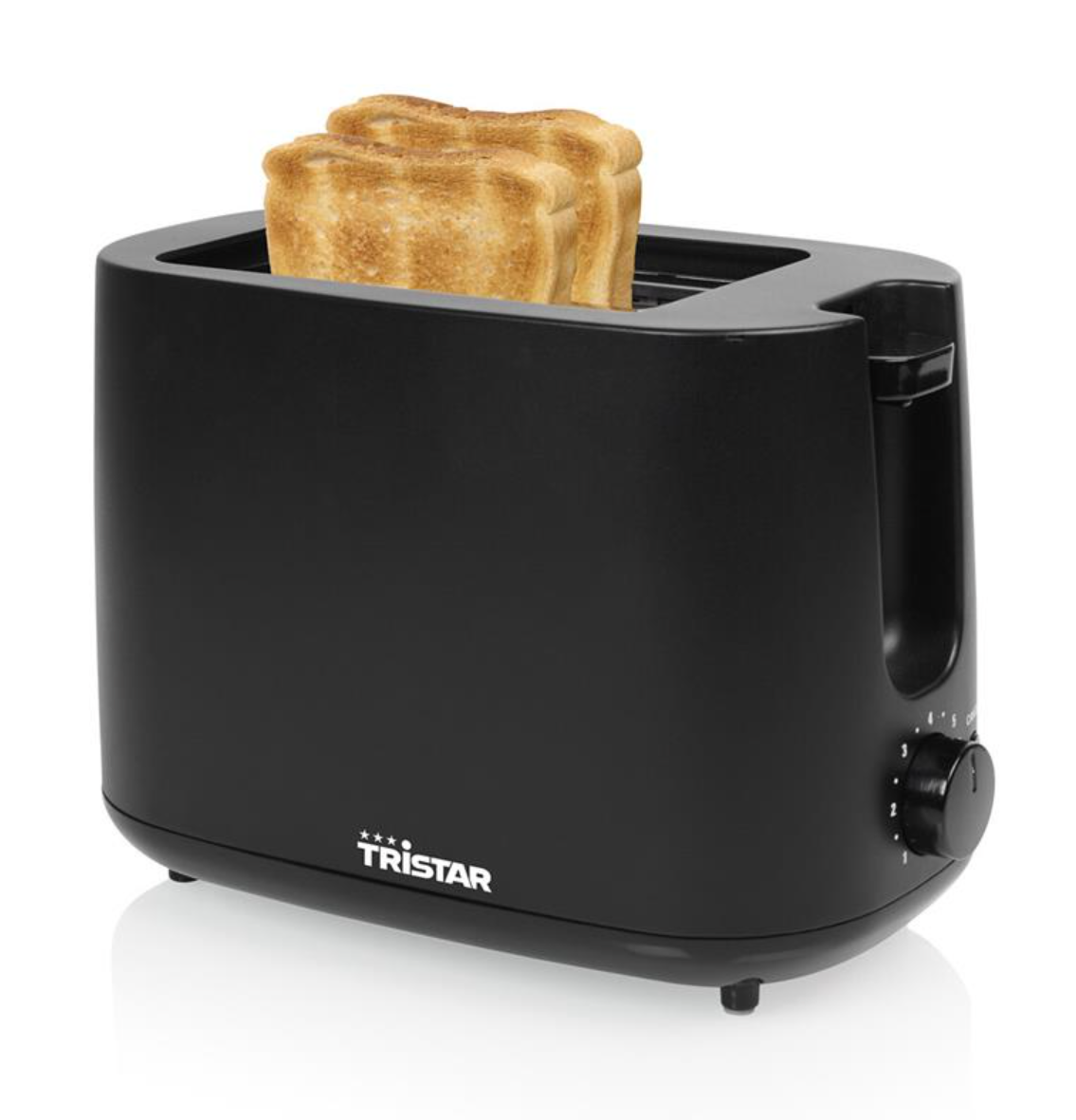 Tristar BR-1064KL Broodrooster - 2 Sleuven - 750W - 7 Bruiningsstanden - Kunststof