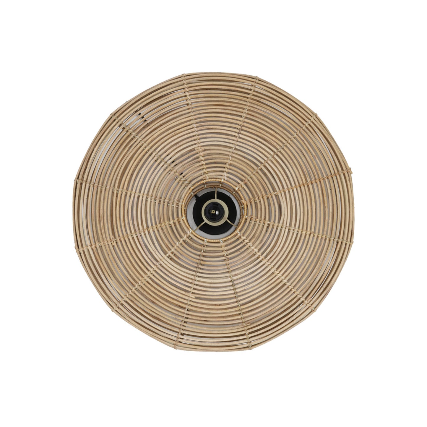 Light & Living Wandlamp Mataka – Ø 60 cm – Gevlochten Rotan In Naturel/Bruin – Moderne Ronde Wandlamp Voor Sfeervol Lichteffect – Exclusief Lichtbron – E27 Fitting