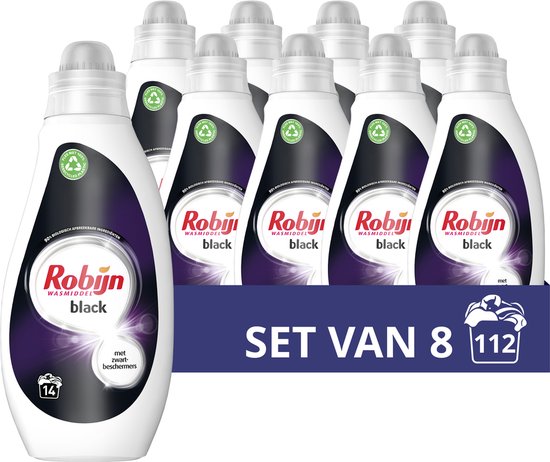 Robijn Wasmiddel Black Velvet doos a 8