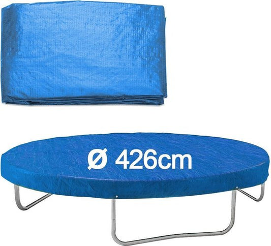 Trampolinehoes Ø 427 – Scheurvast Weerbestendig Trekkoord – Blauw