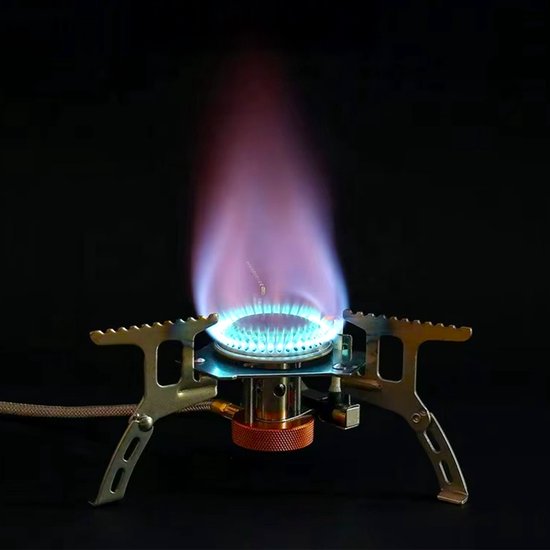 Ever Trex Gasbrander - Camping kooktoestel - Propaan - Butaan - 3500W - Op Gas - 1 Pits - Nood - Noodpakket - Campinggas - Gasvuur