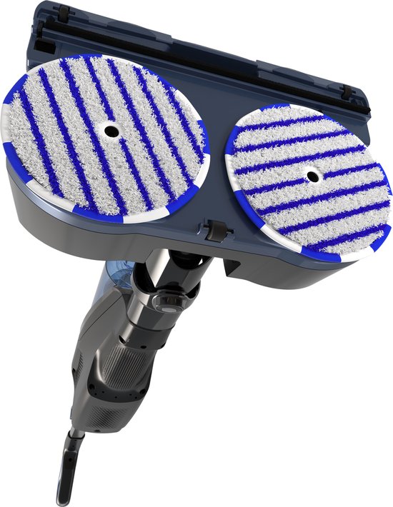 Rowenta X Combo 2in1 GZ3038 - Verticale Stofzuiger - Droog en Nat - Zwart/Blauw