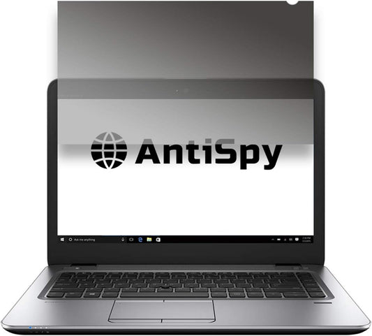 cobus AntiSpy privacyfilter 15,6" (345×194 mm) – zwart | klevende laptop privacyfolie | herbruikbaar & robuust