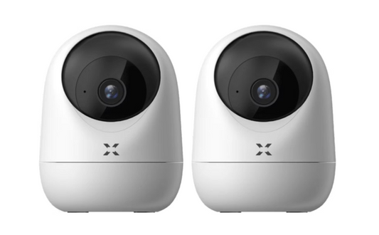 2x Xenon Smart Indoor Camera – 3 MP X7207 – Draadloos – App‑Compatibel – Nachtzicht & Persoonsdetectie