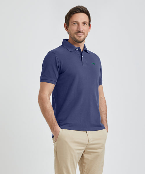 McGregor Klassiek Poloshirt Heren - Vintage Blue - XL