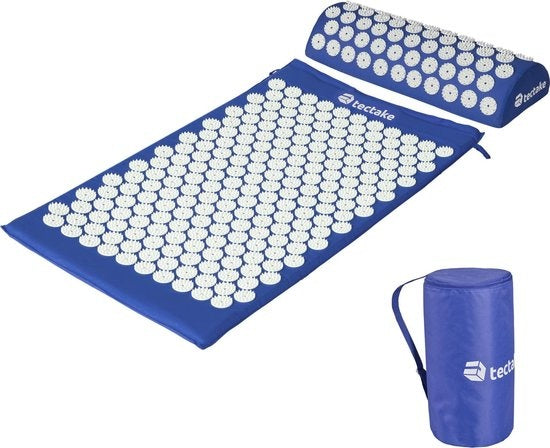 tectake - acupressuurmat blauw