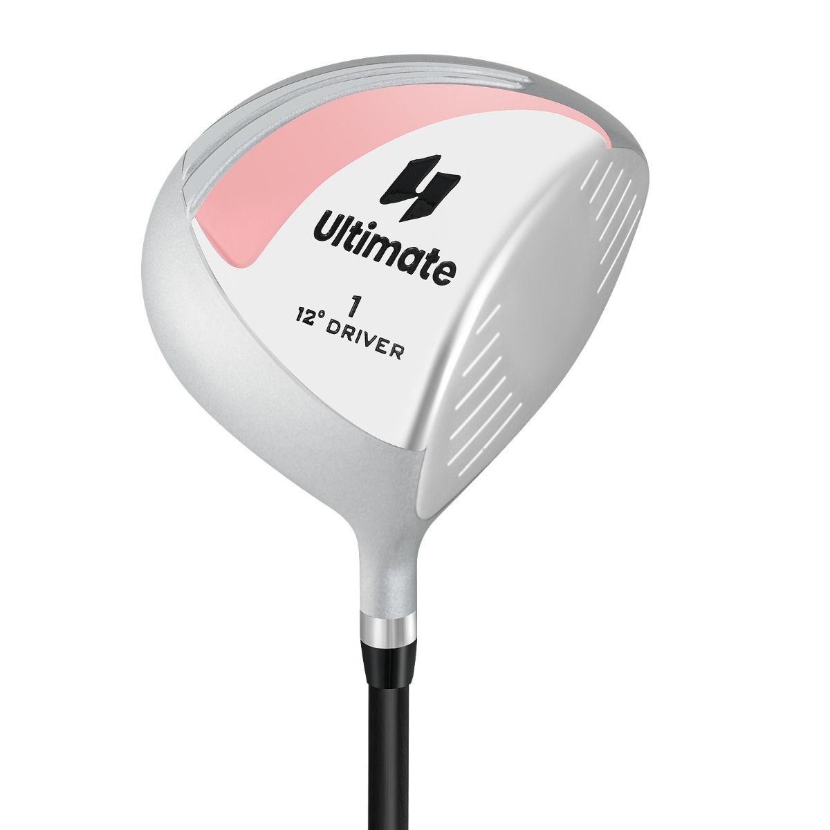 Coast Golfdriver voor Dames - 460 cc Aluminium Clubhoofd - Grafiet Shaft - Zwart en Zilver