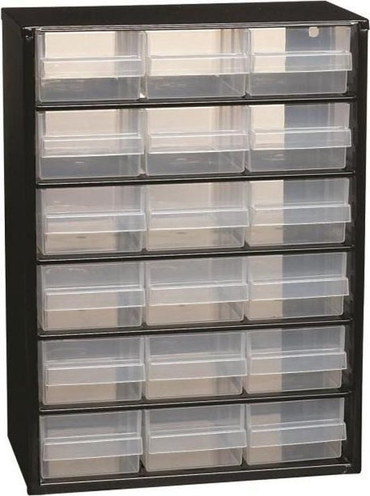 Raaco Metalen Ladekast - DIY - 18 laden - 150 x 306 x 420 mm