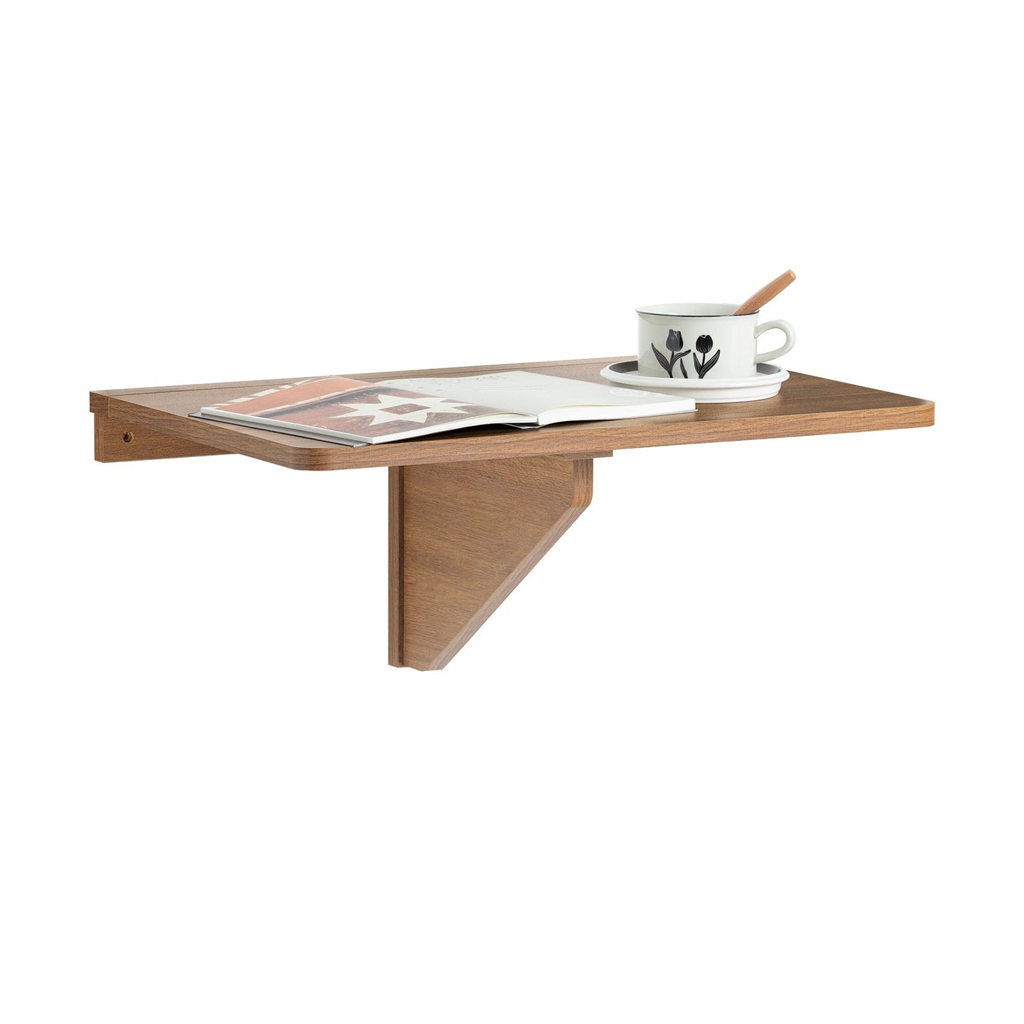 SoBuy Eettafel inklapbaar - Max. 20 kg - 60 x 40 x 2 cm - Bruin