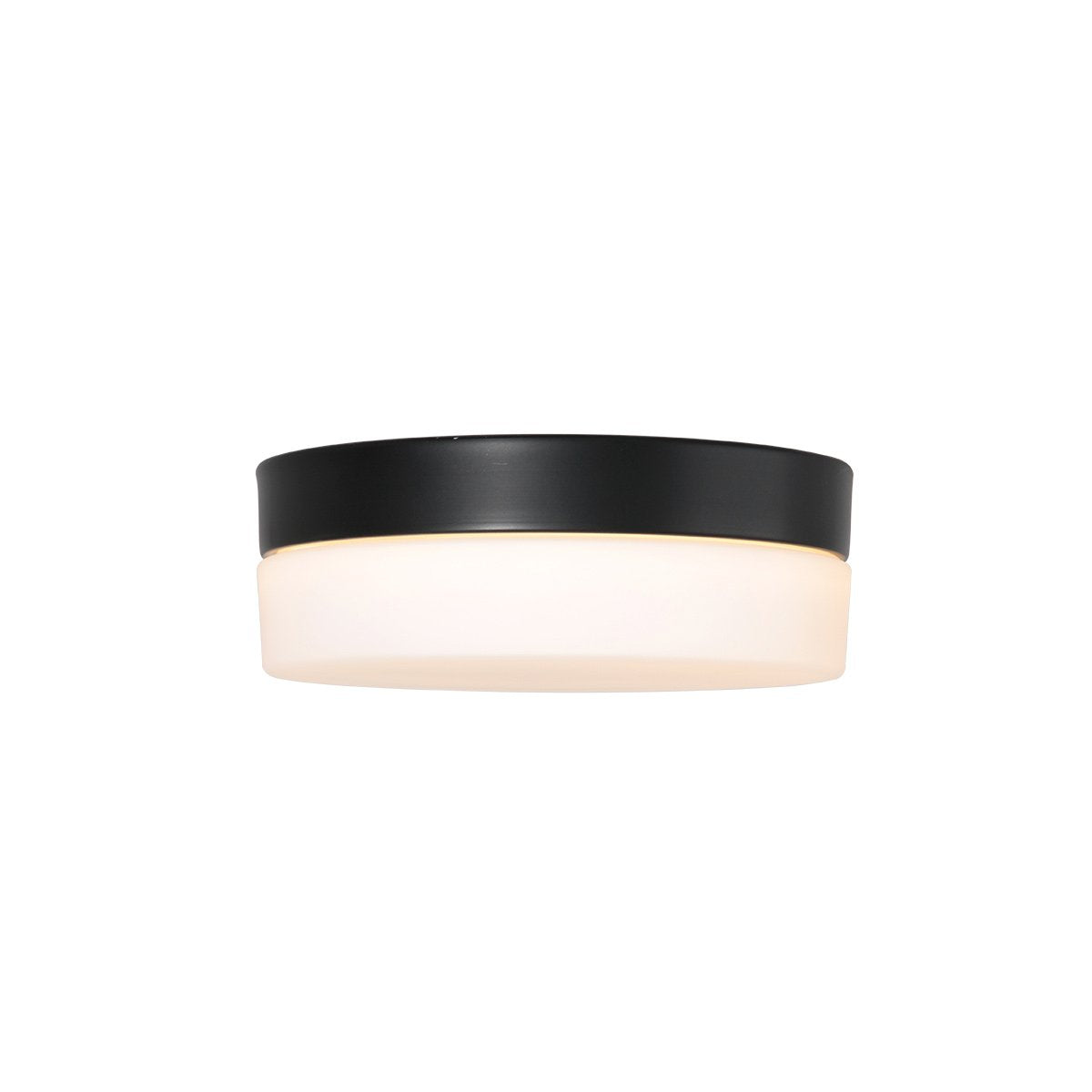 Plafondlamp Ikaro 1362ZW Zwart Ø18cm - Modern, Elektronica & Glas, Steinhauer