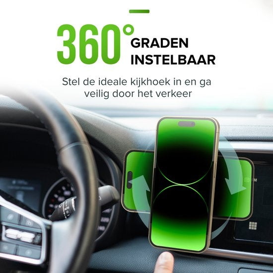 iSetchi Telefoonhouder - Auto - Sterke Zuignap - 3-in-1 - Dashboard