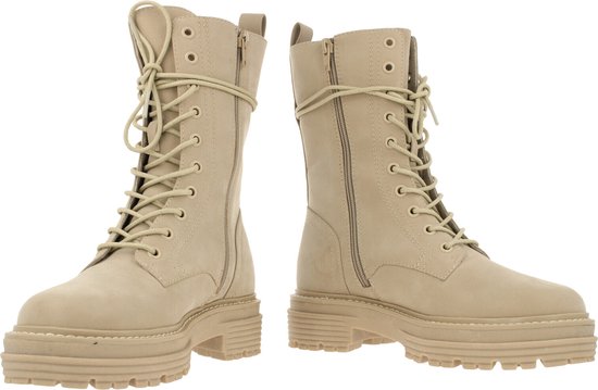 Bullboxer - Laars - Dames - Beige/Taupe - 40 - Laarzen