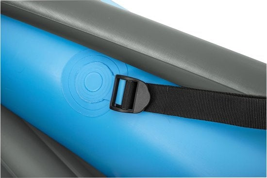 Bestway - Opblaasbare Kayak - Hydro-Force Cove Champion X2 - 2 Persoons - Inclusief Peddels, Stoelen, Handpomp en Vinnen