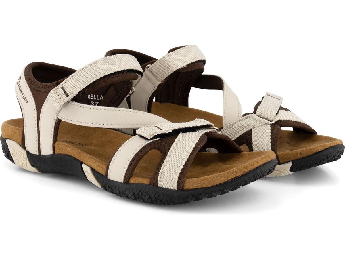 Travelin Helsem Sandalen - Zwart - maat 38