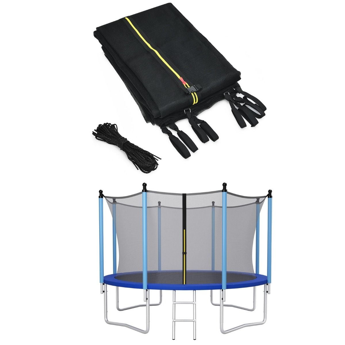 Coast Veiligheidsnet voor Trampoline - Ø366 cm - Blauw