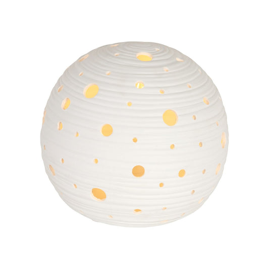 Anne Lighting tafellamp Jazz - wit - keramiek - 20 cm - E14 fitting - 3110W