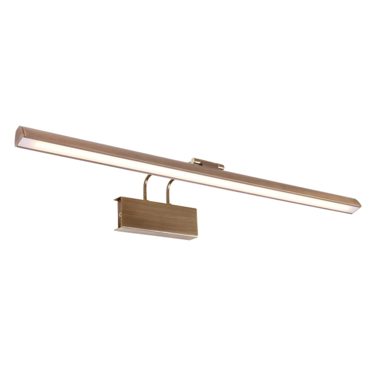 Steinhauer Litho LED - Wandlamp Klassiek - Brons - H:9.4cm  - Universeel - Voor Binnen - Metaal - Wandlampen - Slaapkamer - Woonkamer