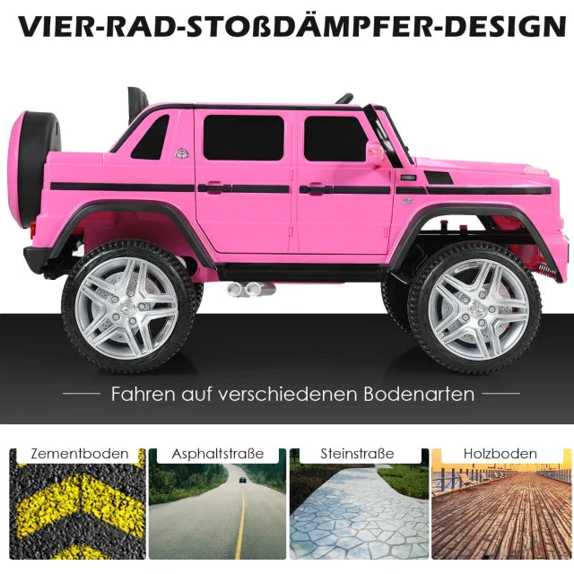 12V Gelicenseerde Mercedes Benz Maybach G650-S Kinder Rijden op Vrachtwagen Jeep op Batterij Elektrisch Voertuig met Afstandsbediening