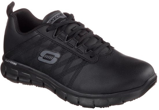 Skechers Work Relaxed Fit sneakers zwart Leer - Dames