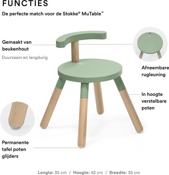 Stokke® MuTable™ stoel V2 Clover Green