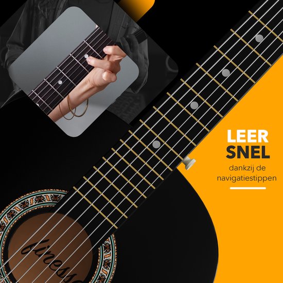 Finesse Akoestische Gitaar - Starterset - Nylon Snaren - Klassieke Gitaar - Gitaar Kind & Volwassenen