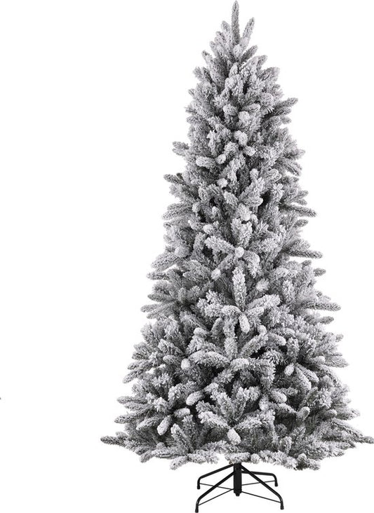 Black Box Trees Snowdon Kunstkerstboom - H155 x Ø102 cm - Groen Frosted