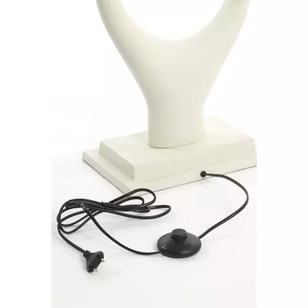 Light & Living GAVI Vloerlamp 2-Lichts 149 cm – Crème – Elegant & Modern Design