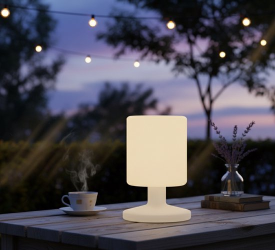 Smartwares 10.068.38 - Tafellamp Draadloze buitenlamp - 3 W - Verlicht 8 tot 15 uur - IP44