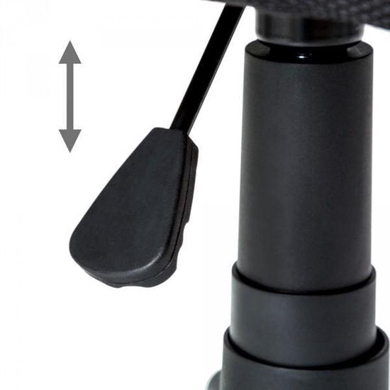 tectake® - Bureaustoel kantoor - design zwart