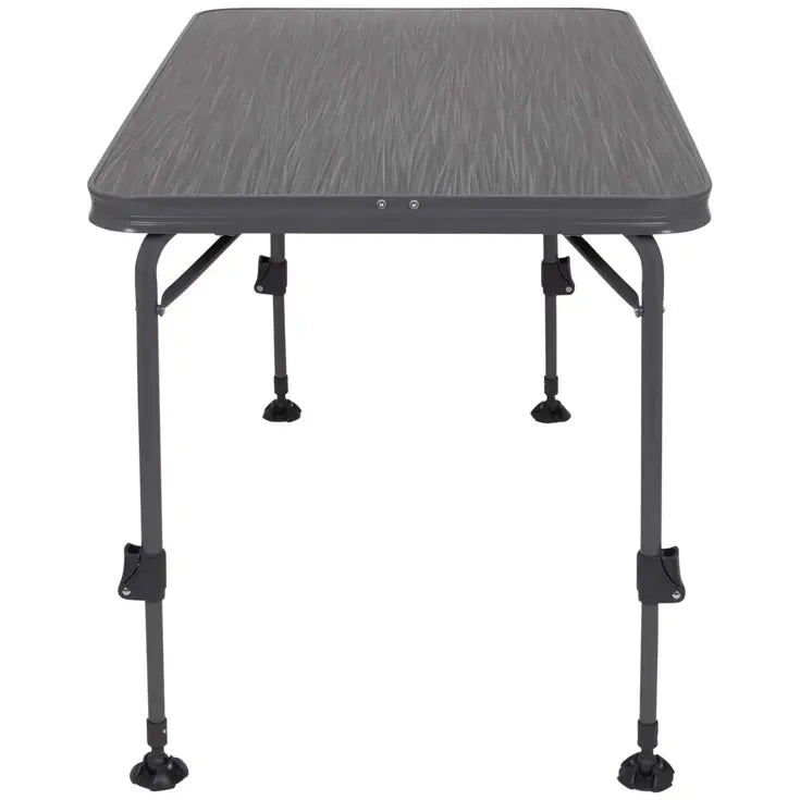 Logan Campingtafel – Inklapbaar – Verstelbare Poten – 100 x 68 cm – Grijs