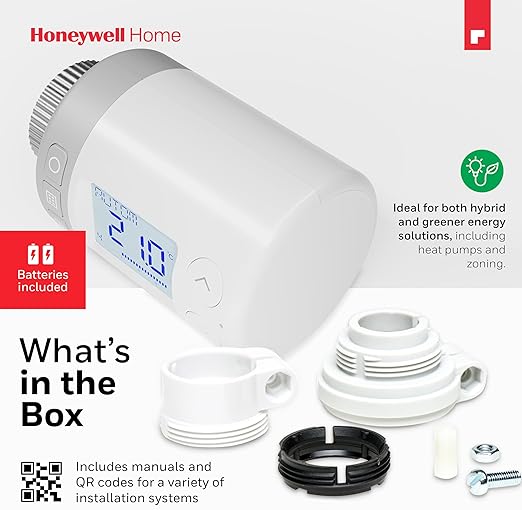 2x Honeywell Rondostat HR27 Thermostaat