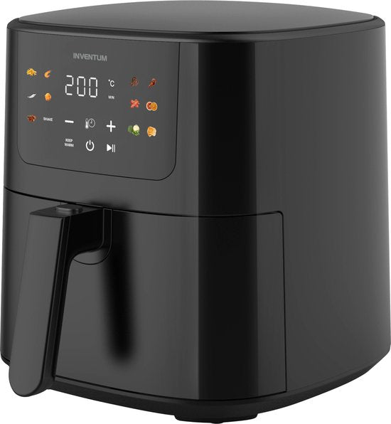 Inventum GF501HLDB - Airfryer - Hetelucht friteuse - 5 liter - 70 tot 200 graden - 1500 watt - Zwart - Beste Koop Juni 2025