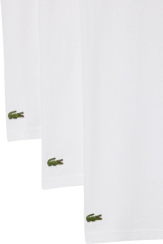 Lacoste t-shirt T-shirt met korte mouwen 3 stuks - wit - maat XXL
