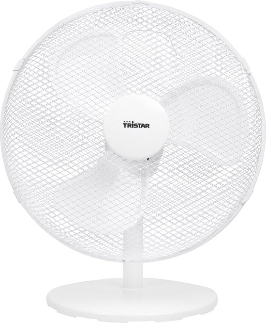 Tafelventilator 40 cm – 3 Snelheden – 85° Oscillatie – Tristar VE-5727 – Wit