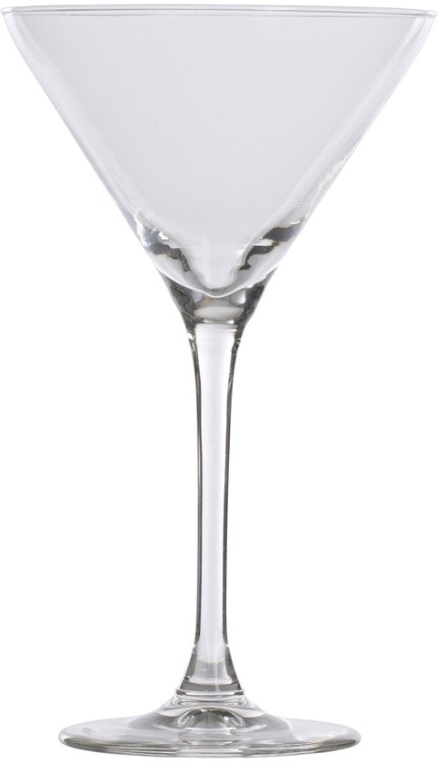 Martini cocktailglazen - glas - 4x stuks - 220 ml - Cocktail glazen - Cocktails drinken - Cocktails