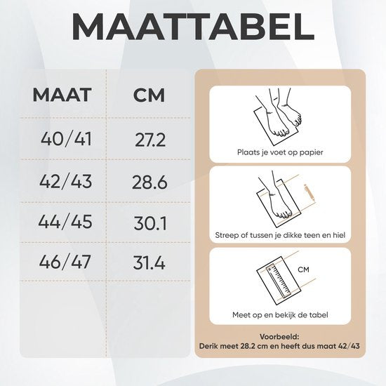 Pantoffels Heren - Sloffen - Mocassins - Zwart - Anti-slip - Maat 42/43 - Comfeet