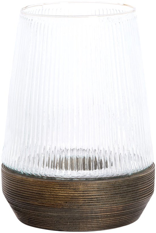 Light & Living - Windlicht MINAS - Ø22x30cm - Bruin