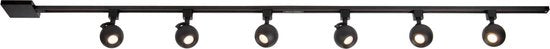 Lucide TRACK Starterset - 1-fase Railsysteem / Railverlichting - 2 meter - Zwart