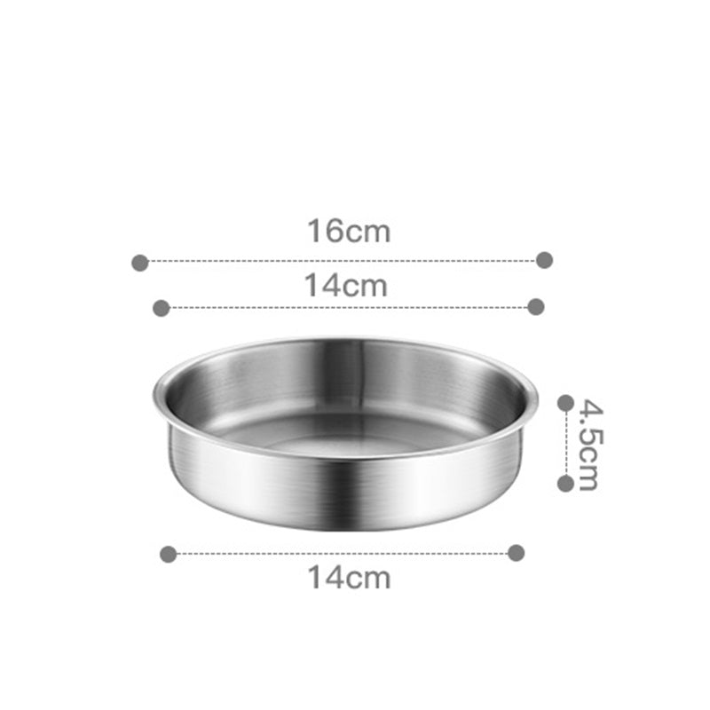 Maxcook diep bord van 304 roestvrij staal - 16 cm
