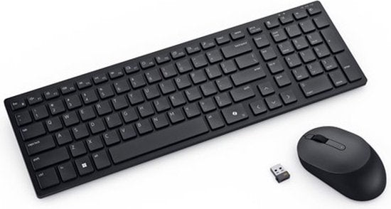 DELL Pro compact stil toetsenbord en stille muis - KM555 - Belgisch (AZERTY)