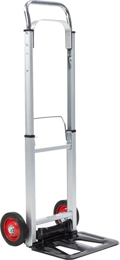 BRASQ Steekwagen opvouwbaar Staal - 90 KG Draagvermogen - Transportwagen - Plateauwagen - Steekkar - Trolley