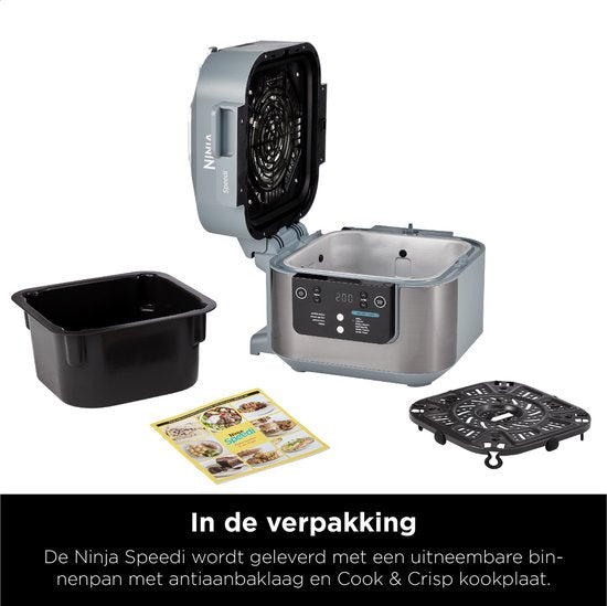 Ninja Speedi Rapid Cooker en Airfryer - Multicooker - 10 Kookfuncties - 5,7 Liter - ON400EU