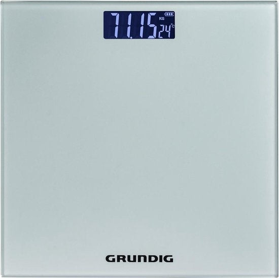 Grundig Weegschaal - Digitale Personenweegschaal - Van 2 kg tot 180 Kg - Grijs