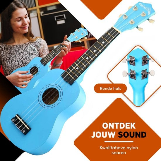Finesse Ukelele - Starterset - 21" - Muziekinstrument - Lahaina Model