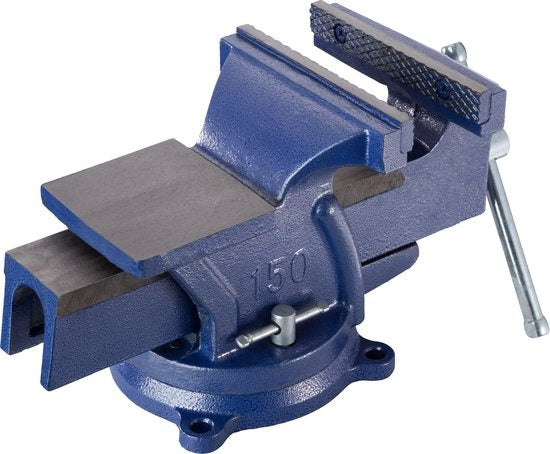 tectake - Bankschroef voor werkbank 165 mm draaibaar - art nr  401125
