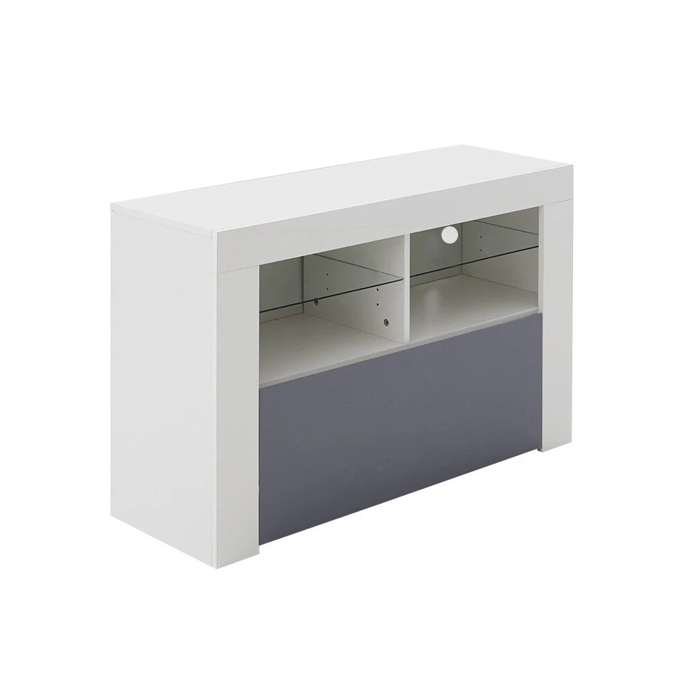 TV Meubel Modern 100 cm - Met RGB LED Verlichting - Zwart