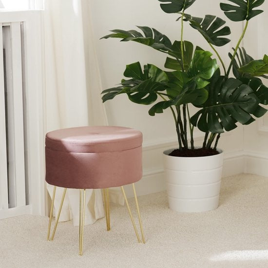 tectake - Zitkruk Ava roze - 403953