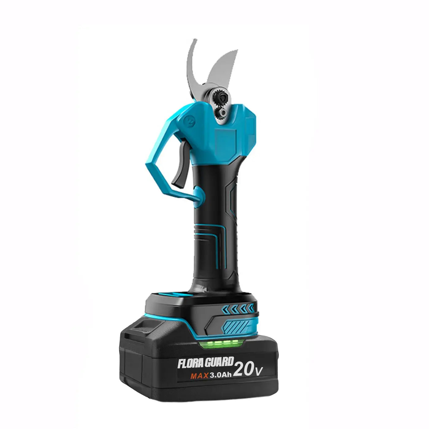 Flora Guard Snoerloze Elektrische Snoeischaar 35 mm - 2x 3000 mAh Batterijen - Krachtige Tuinschaar voor Dikke Takken en Bomen