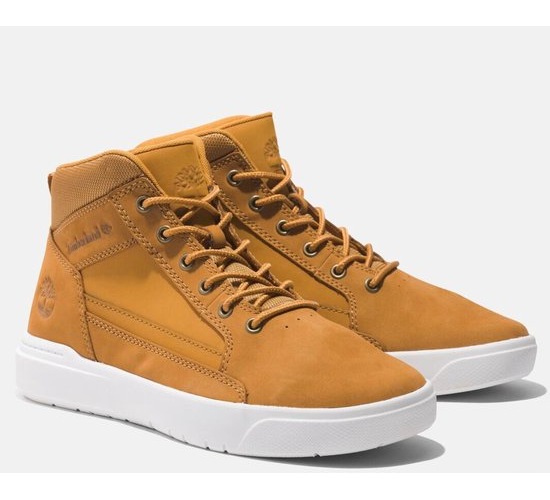 Timberland ALLSTON MID LACE UP SNEAKER WHEAT NUBUCK Heren Veterschoenen - WHEAT - Maat 40